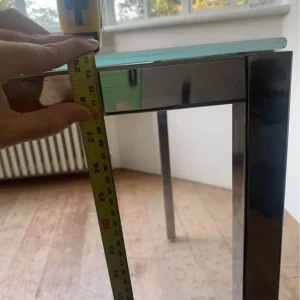 Frosted Glass Dining Table - Image 4