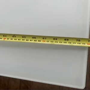 Frosted Glass Dining Table - Image 5