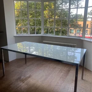 Frosted Glass Dining Table