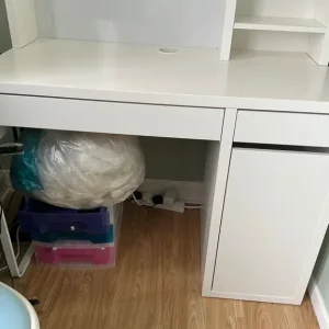 IKEA Micke desk with high unit - Image 2