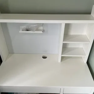 IKEA Micke desk with high unit