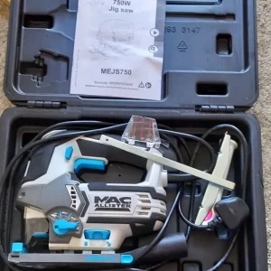Electric saw in carry case