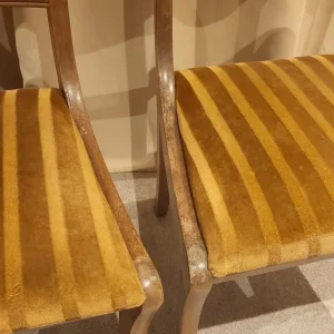 Wooden Dining Chairs with Cushion – Solid Mahogany Project Style X2 - Image 2