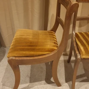 Wooden Dining Chairs with Cushion – Solid Mahogany Project Style X2 - Image 5