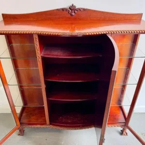 Large Vintage Glass Display Cabinet - Image 5