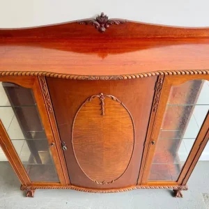 Large Vintage Glass Display Cabinet - Image 7