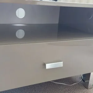 TV unit grey gloss perfect condition - Image 4