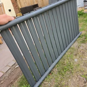 Grey flat panel designer radiator set - Image 7