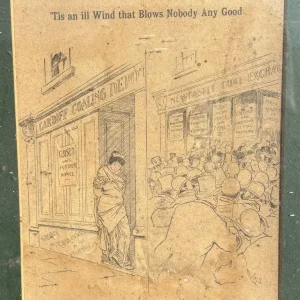 12 political cartoons on South Wales colliery strikes and labor history - Image 6