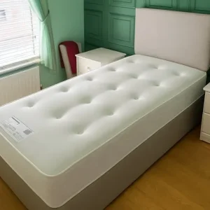 Divan bed with side drawers – fits single, small double, double, or king size