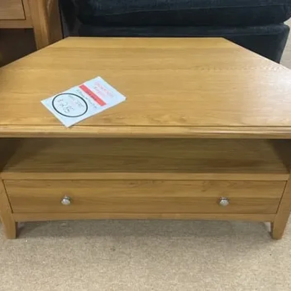 Kilkenny oak corner TV unit