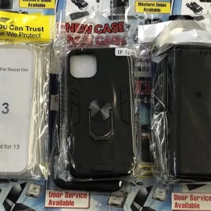 Apple iPhone 13mini/13/13Pro & 13 Pro MAX 360tpu cases, Black ring cases & Book cases available - Image 5