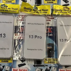 Apple iPhone 13mini/13/13Pro & 13 Pro MAX 360tpu cases, Black ring cases & Book cases available