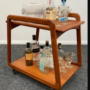 Vintage Scandinavian Teak Trolley