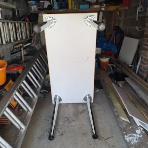Outdoor Italian made removable legs table