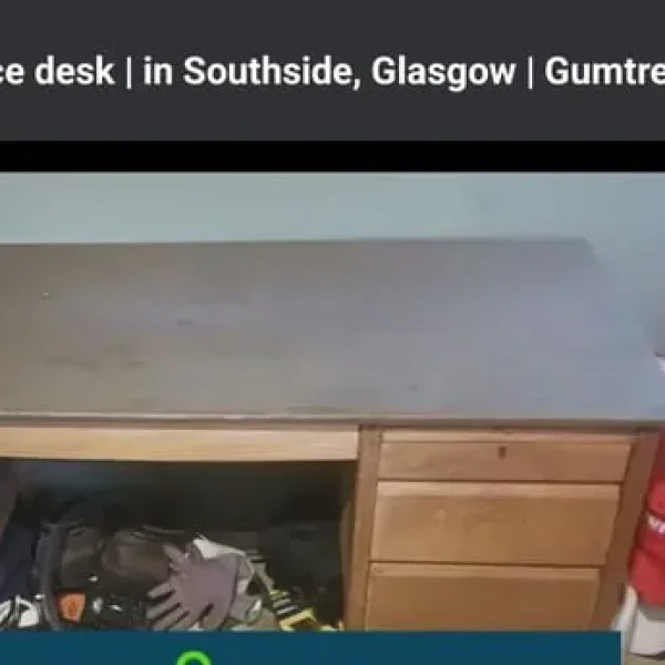 Carson's teak desk