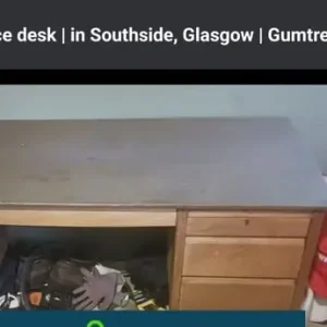 Carson's teak desk