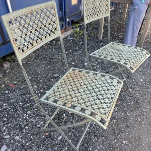 2x Vintage chairs - Image 2