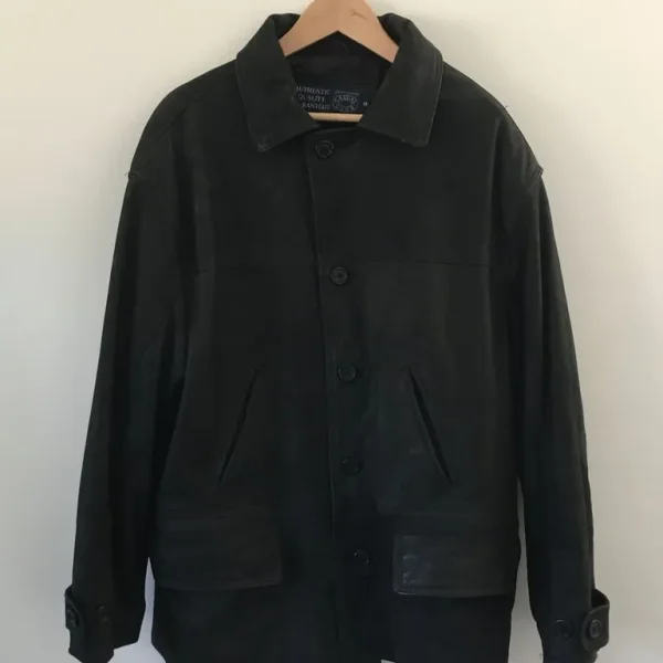 Leather Suede Coat