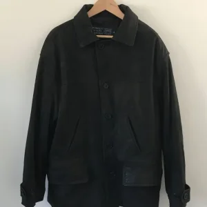 Leather Suede Coat