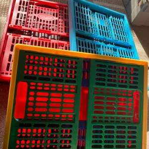 3 folding storage boxes/ crates - Image 2