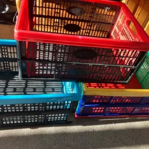 3 folding storage boxes/ crates - Image 3