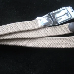 Hessian Belt with Metal Buckle