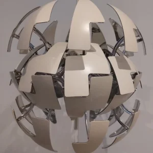 Ikea globe pendant light - death star light! - Image 2