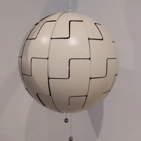 Ikea globe pendant light - death star light!
