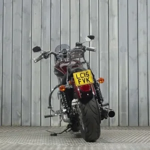 2015 Harley-Davidson Sportster 1200 Custom Ltd XL CB Maroon and Black - Image 8