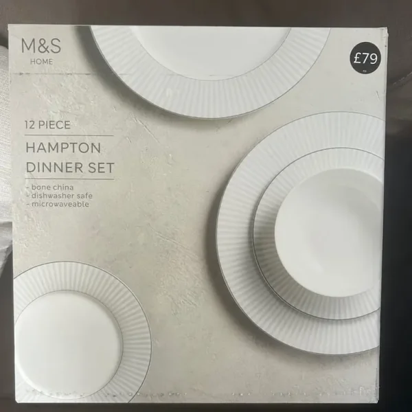 M&S Hampton 12-piece dinner set