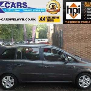 2014 Vauxhall Zafira 1.8 16V Exclusiv Euro 5 5dr MPV Petrol Manual