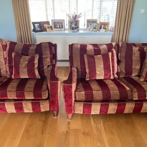 Two seater Sofas x 2 - Image 3