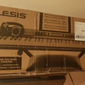 Alesis Melody61 electric keyboard with stand and box - Image 2