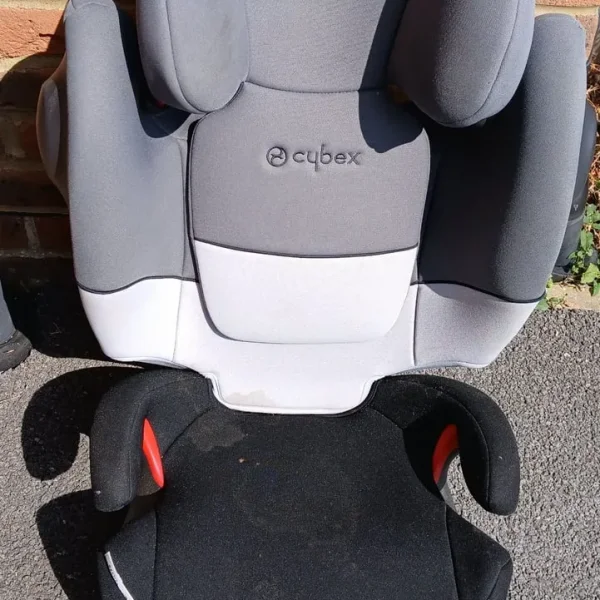 Cybex Pallas M-Fix SL child car seat – grey and dark grey