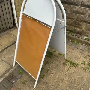 Sign board stand metal heavy duty