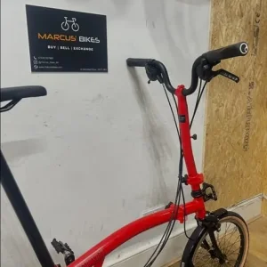 Brompton Superlight (P Line) - 6 speed - Red - Image 4