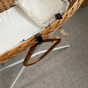 Wicker Moses Basket and Stand - Image 3