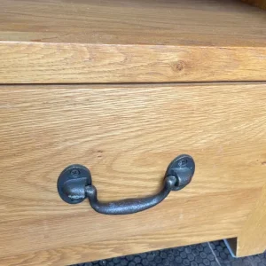 Solid oak TV cabinet - Image 3