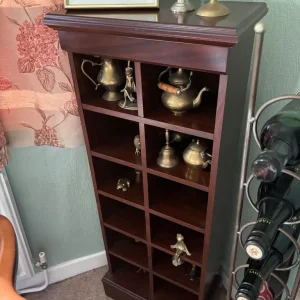 Dark wood display cabinet - Image 2
