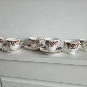 Royal Grafton and Doulton cups and saucers
