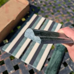 Mirror cabinet, garden planter frames, tiles and glass vase - Image 6