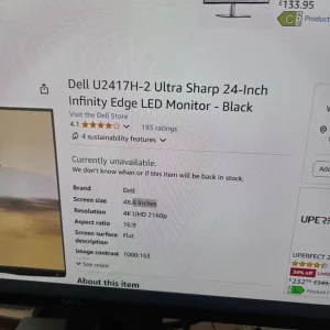 Dell LED 24 Inch Monitor