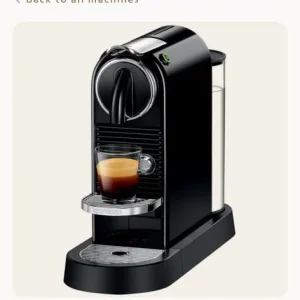 Original Nespresso CitiZ Black Coffee Machine - Image 5