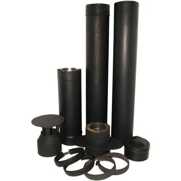 Morso Wood Burner Stove Canal Boat Straight Flue Kit