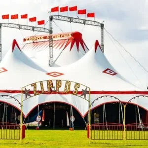 Zippos Circus – 3 x Grandstand Tickets, Saturday 23 August 2025