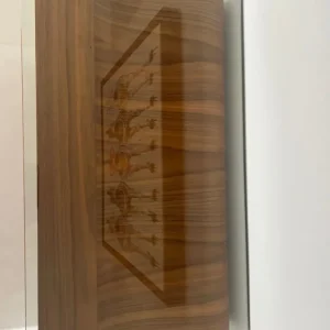 Thomas Schneider serpent console table, walnut like new - Image 5