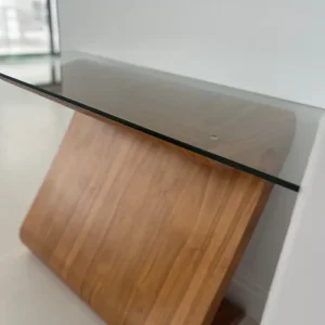 Thomas Schneider serpent console table, walnut like new - Image 6