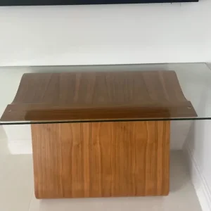 Thomas Schneider serpent console table, walnut like new - Image 7