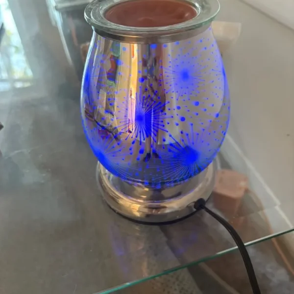 Colour changing wax melt burner